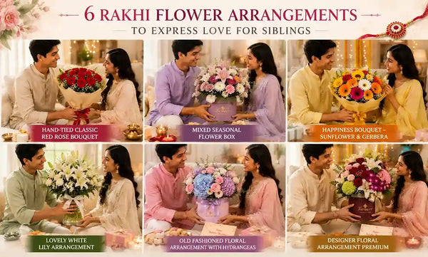 Rakhi Flower Arrangements to Express Love for Siblings - Farmerr
