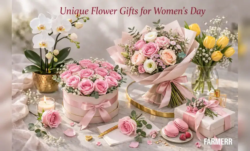 Unique Flower Gifts for Women's Day - Farmerr