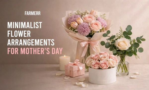Minimalist Flower Arrangements for Mother's Day - Farmerr