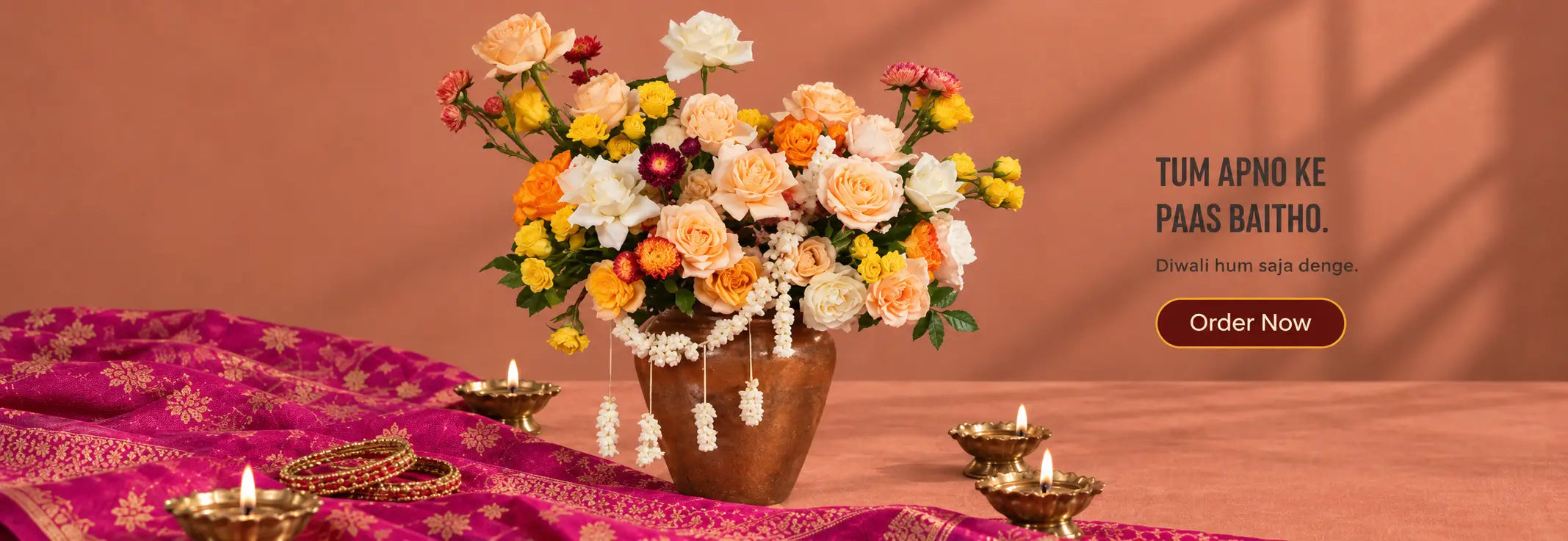 Diwali Gift Flower Hamper